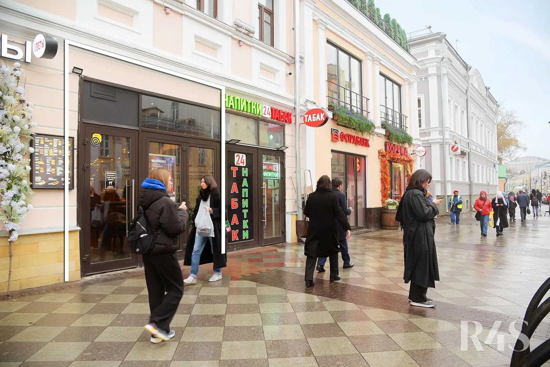 Аренда торгового помещения площадью 78.2 м2 в Москве: Пятницкая улица, 16с1 R4S | Realty4Sale