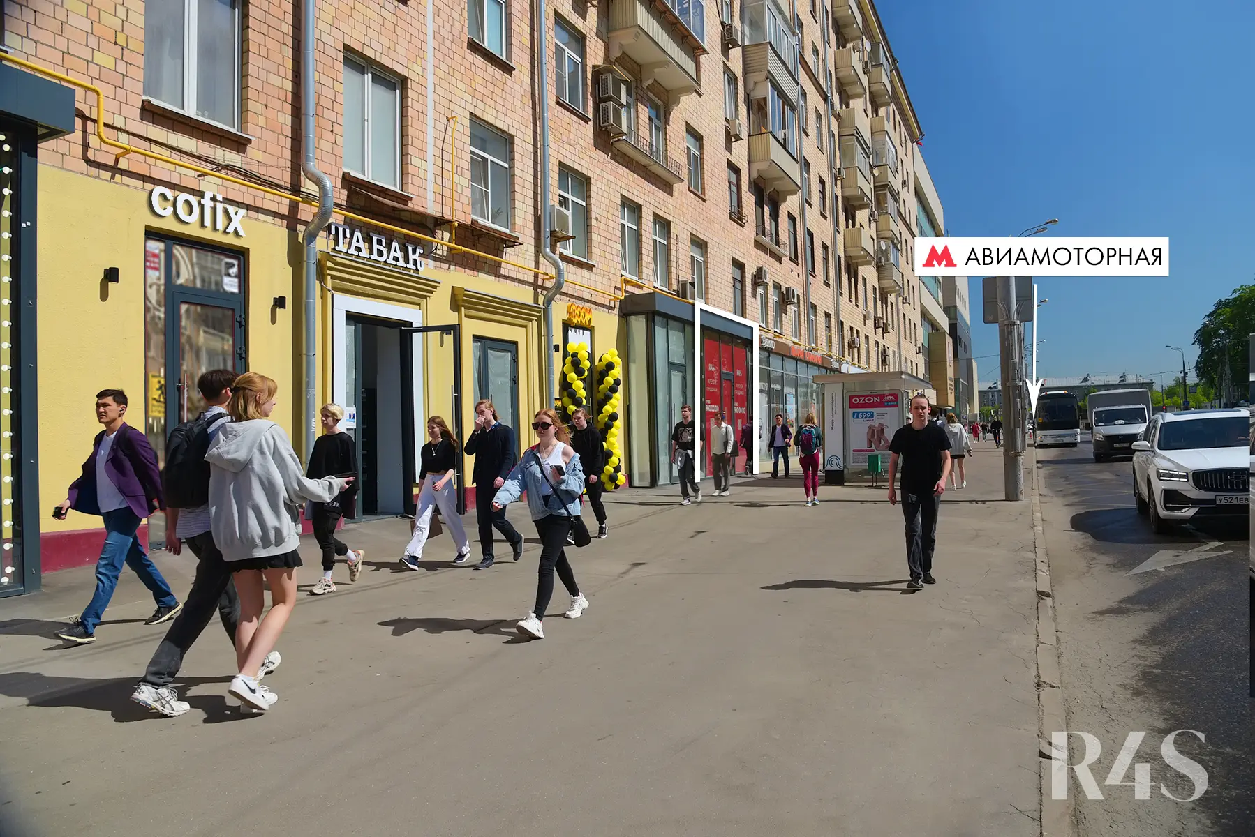 Аренда торгового помещения площадью 168.6 м2 в Москве: Красноказарменная, 23 R4S | Realty4Sale