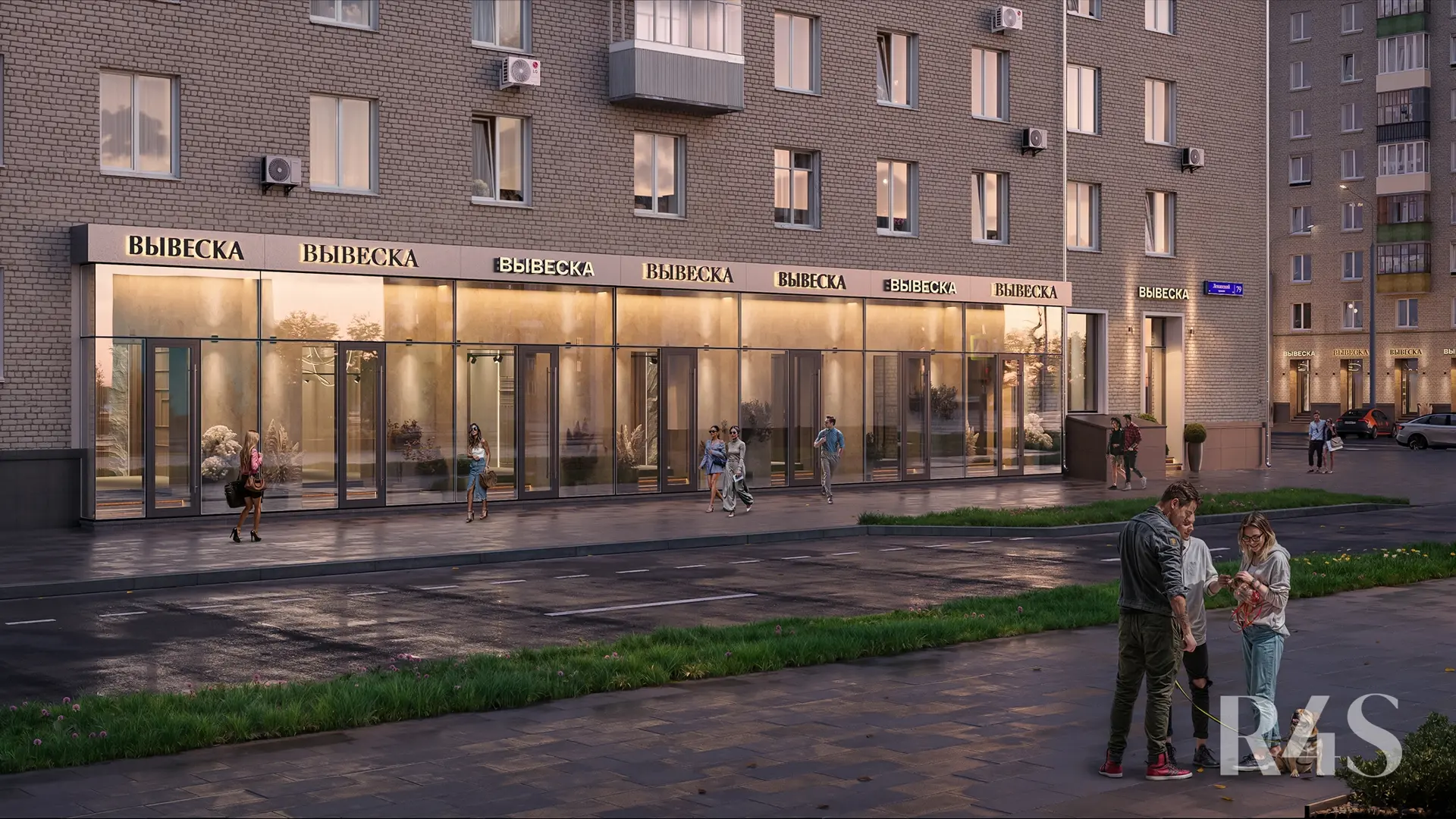 Аренда торговых помещений площадью 14 - 289.3 м2 в Москве:  Ленинский проспект, 79 R4S | Realty4Sale