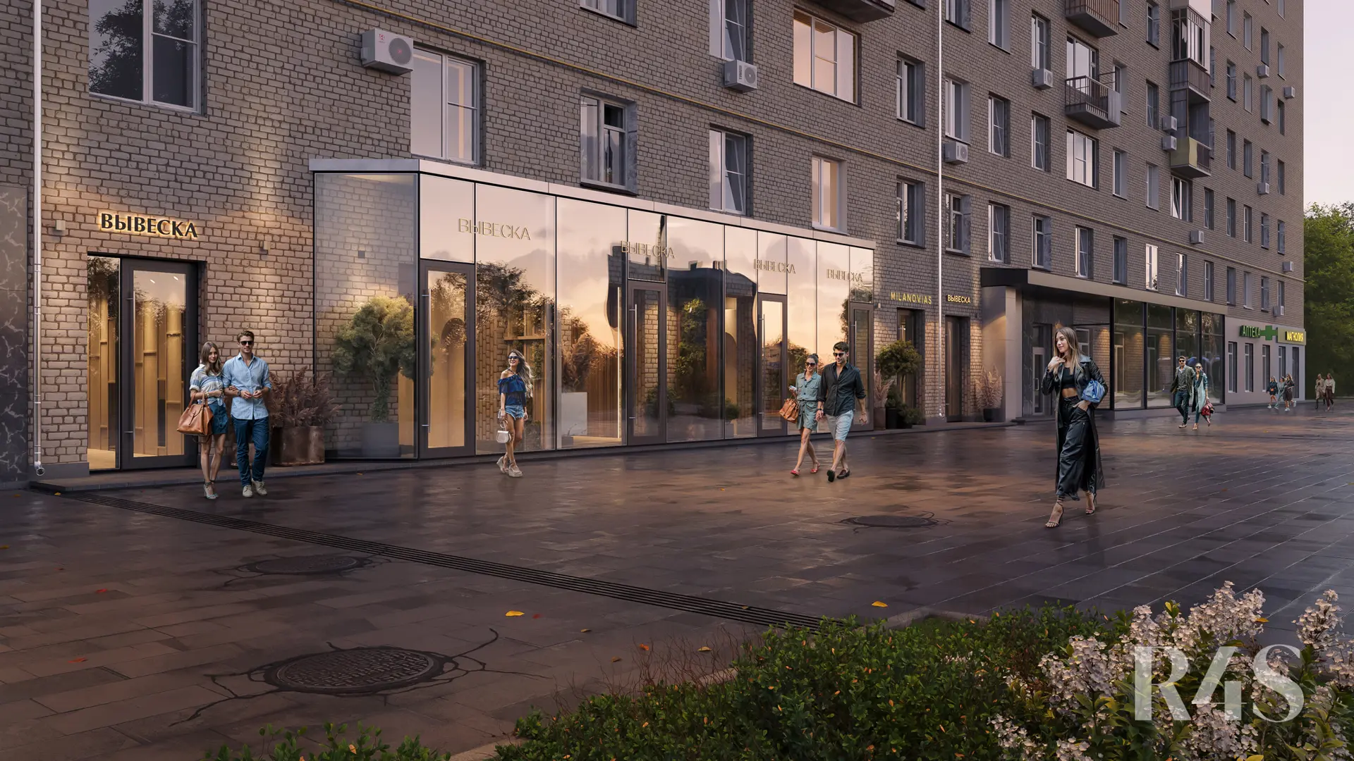 Аренда торговых помещений площадью 18.3 - 30.4 м2 в Москве: Ленинский проспект, 62 R4S | Realty4Sale