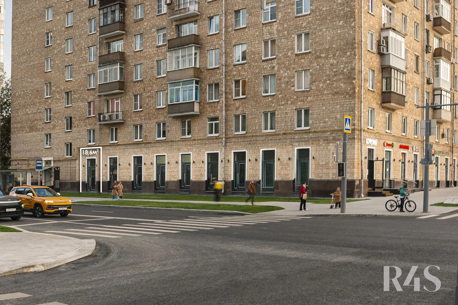 Аренда торговых помещений площадью 18.6 - 18.8 м2 в Москве:  Ленинский проспект, 81 R4S | Realty4Sale