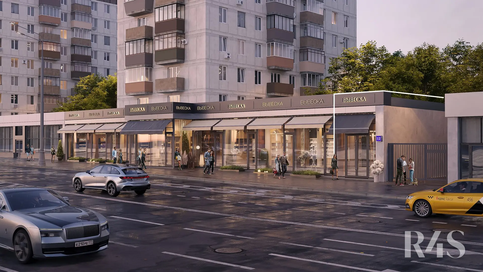Аренда торгового помещения площадью 754.5 м2 в Москве: Красная Пресня, 12 R4S | Realty4Sale