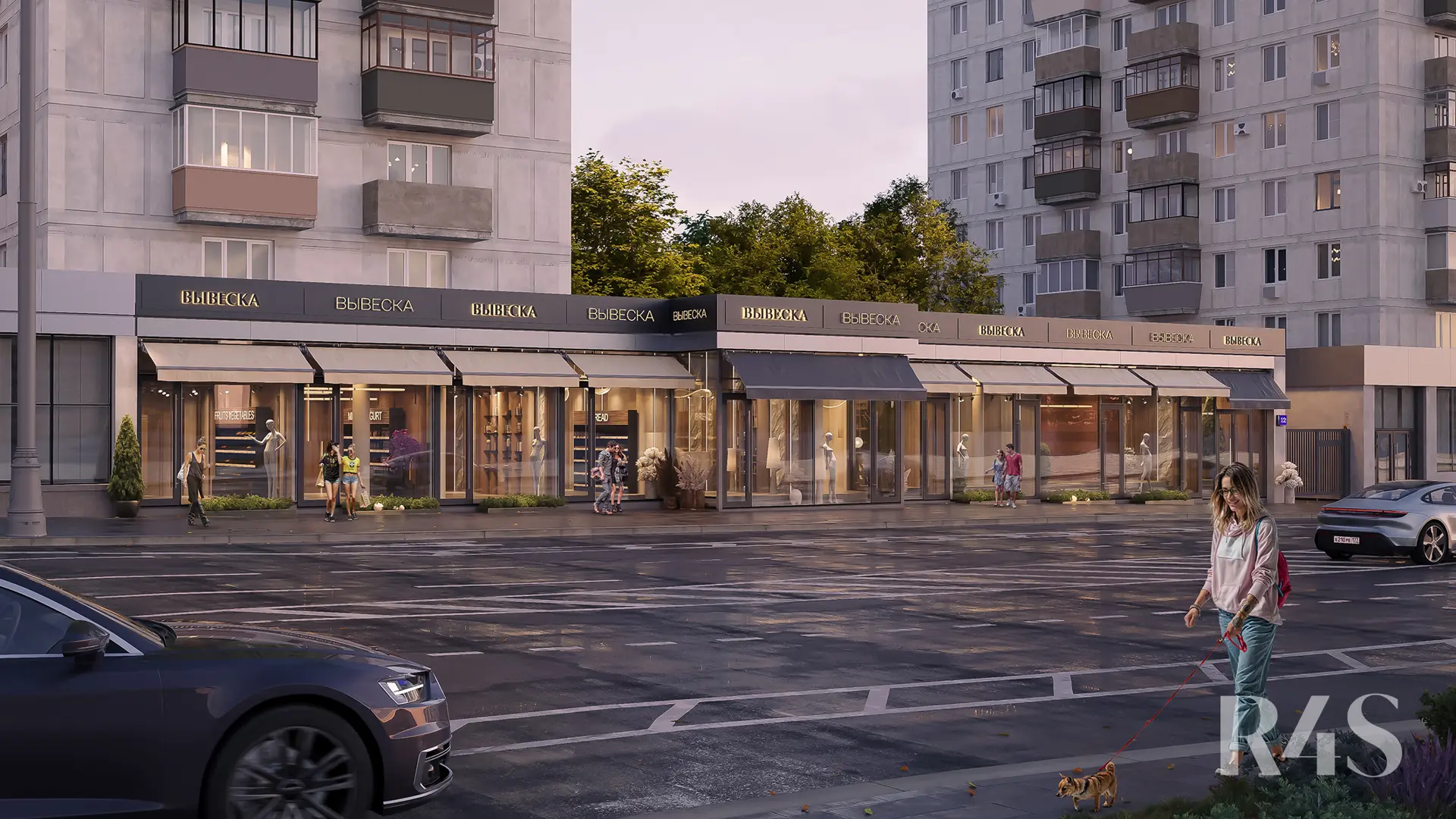 Аренда торговых помещений площадью 21 - 53.9 м2 в Москве:  Красная Пресня, 12 R4S | Realty4Sale