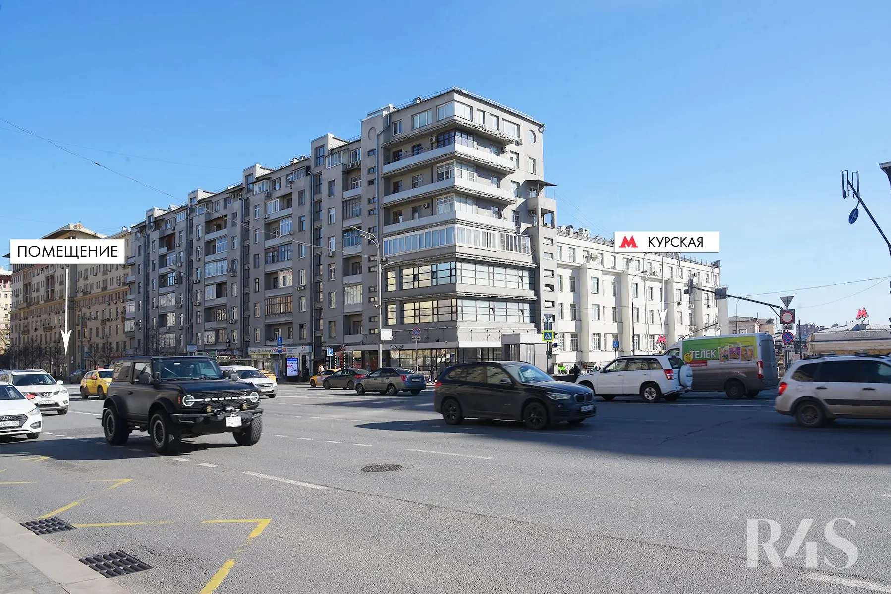Аренда торговых помещений площадью 14.6 - 65.1 м2 в Москве:  Земляной Вал, 25 R4S | Realty4Sale