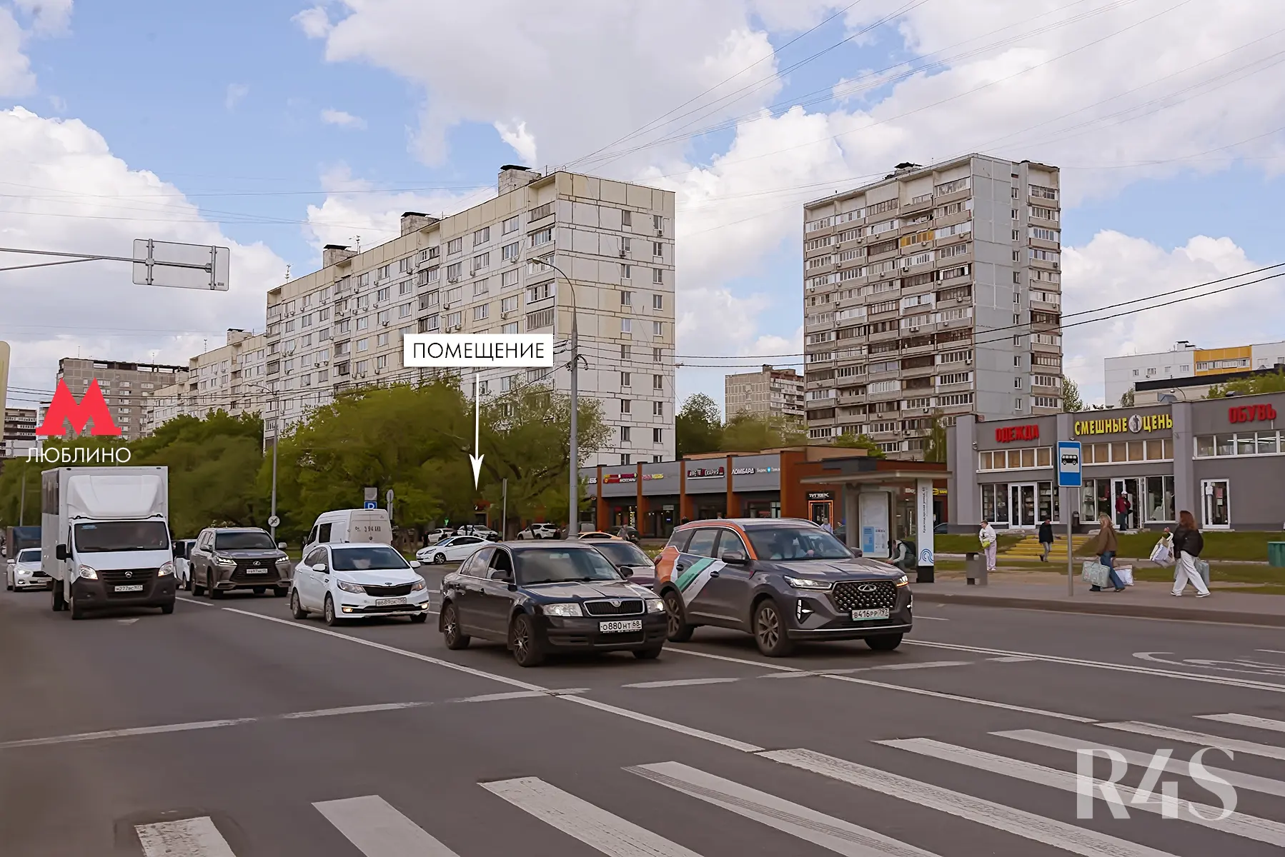 Аренда торгового помещения площадью 100.4 м2 в Москве: Краснодарская, 57к3 R4S | Realty4Sale
