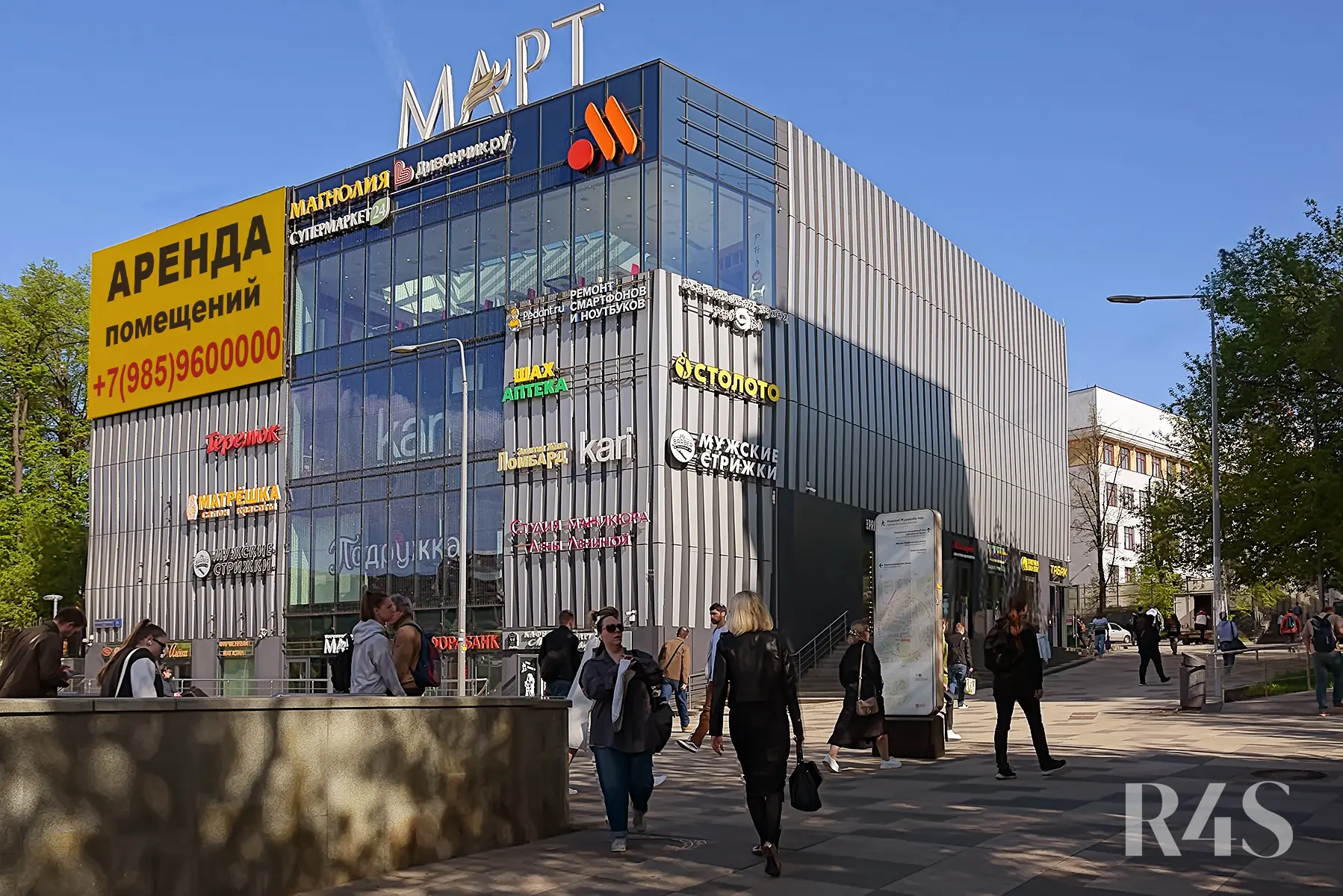 Продажа торгового помещения площадью 3952.6 м2 в Москве: Большая Семеновская, 17А ТЦ «МАРТ» R4S | Realty4Sale