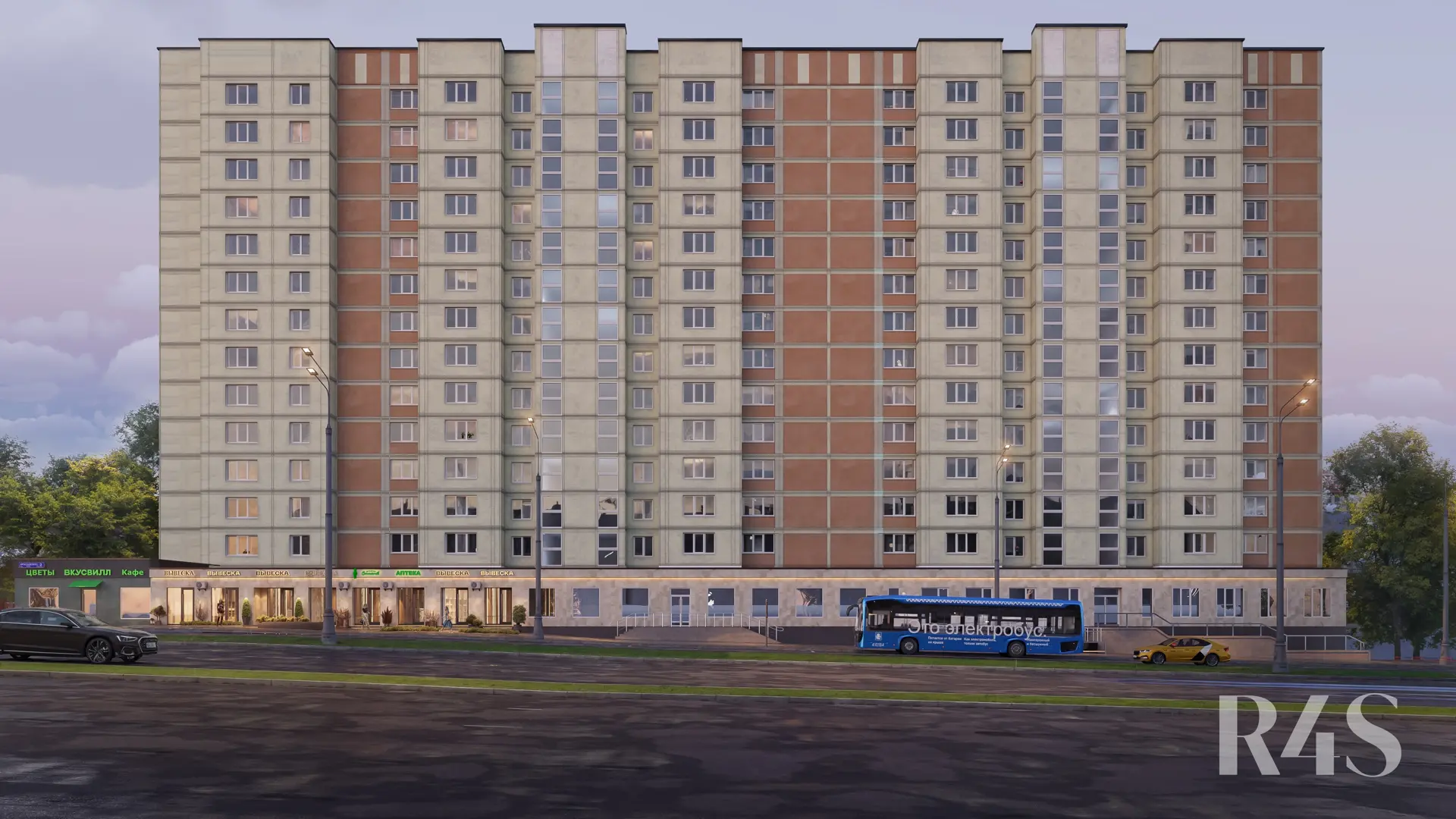 Аренда торговых помещений площадью 19.6 - 69.3 м2 в Москве:  Ярославское шоссе, 2к2 R4S | Realty4Sale