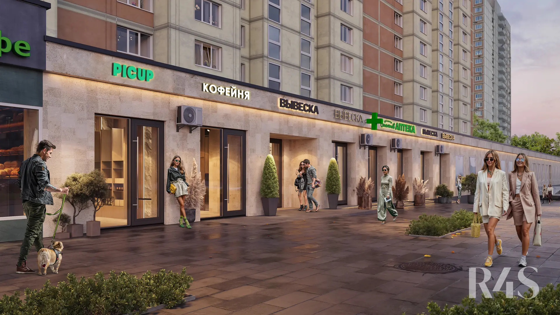Аренда торговых помещений площадью 22.1 - 69.2 м2 в Москве:  Ярославское шоссе, 2к2 R4S | Realty4Sale