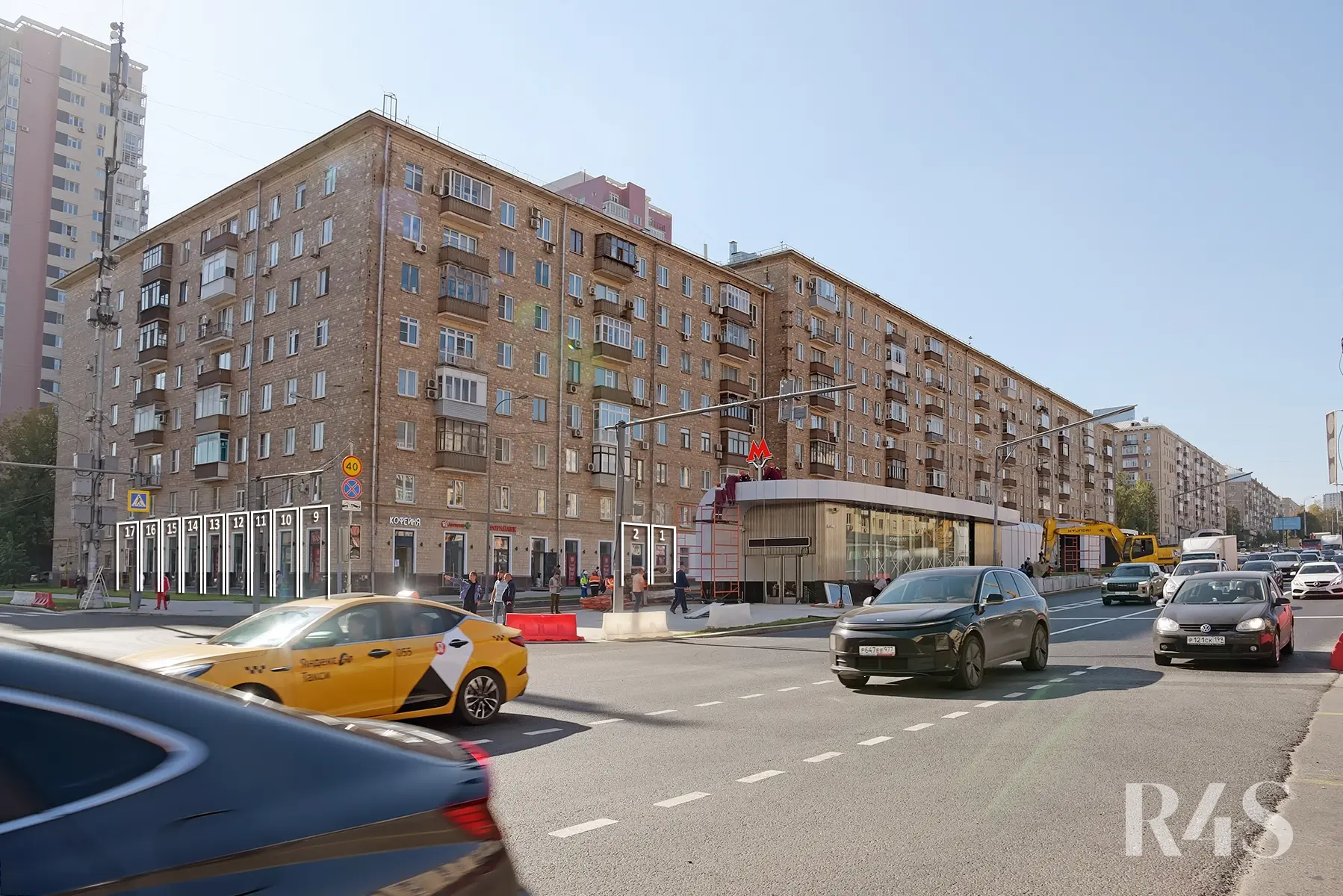 Аренда торговых помещений площадью 12.8 - 137 м2 в Москве:  Ленинский проспект, 81 R4S | Realty4Sale
