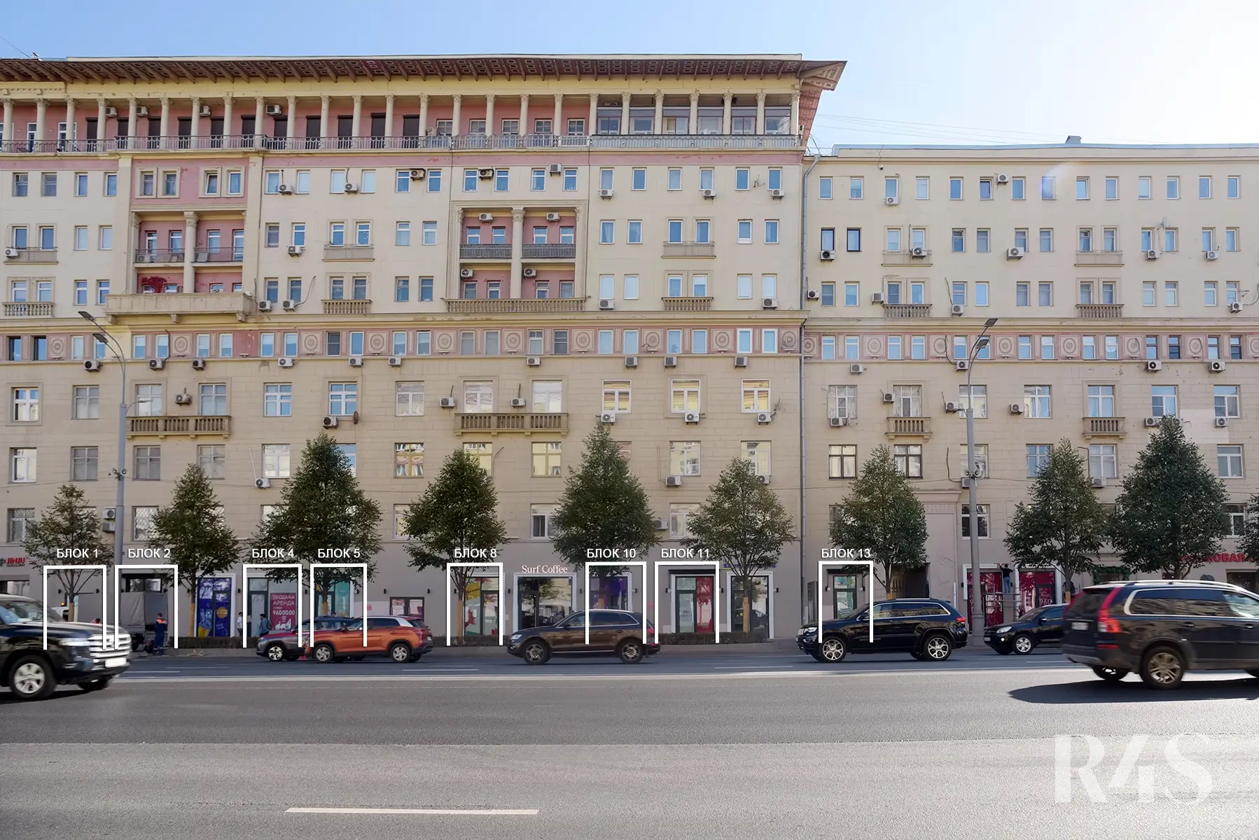 Аренда торговых помещений площадью 14.6 - 65.1 м2 в Москве:  Земляной Вал, 25 R4S | Realty4Sale