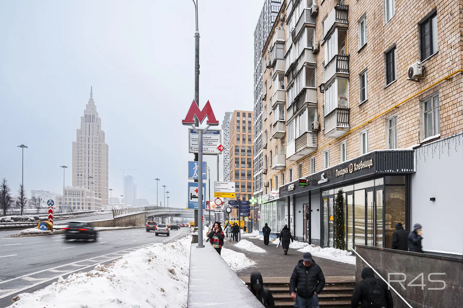 Аренда торговых помещений площадью 14.4 - 53.7 м2 в Москве: Ленинградский проспект, 33к3 R4S | Realty4Sale