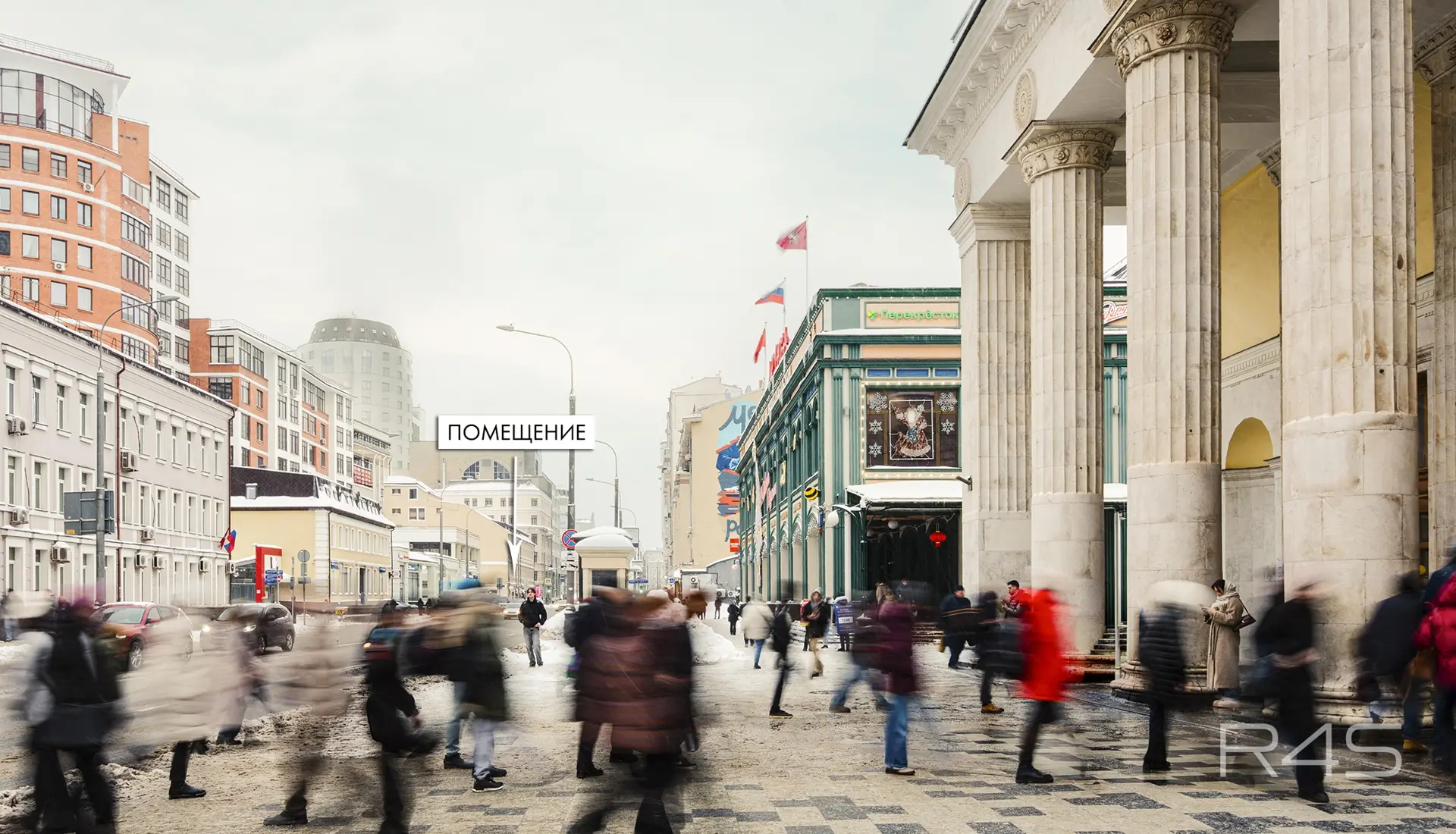 Продажа торгового помещения площадью 6072 м2 в Москве: Новослободская, 19с1 R4S | Realty4Sale