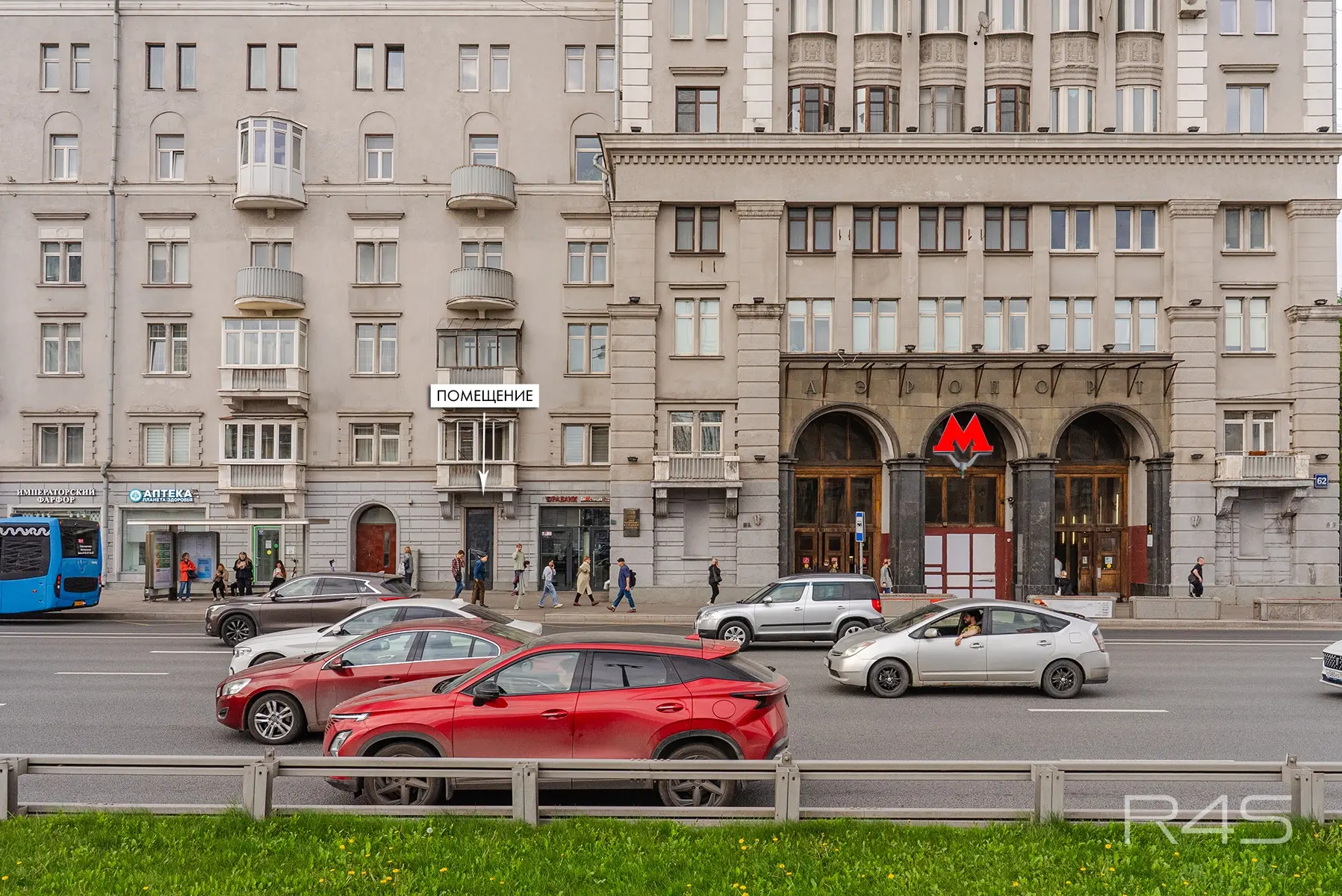 Продажа торгового помещения площадью 64.1 м2 в Москве: Ленинградский проспект, 62 R4S | Realty4Sale